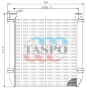 Охладитель наддувочного воздуха МАЗ 103,105,107,20 дв.OM926