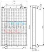 Радиатор водяной МАЗ-152