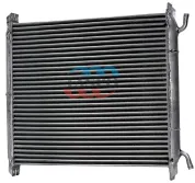 Радиатор масляный 2хd=14 Н/О без патрубков. 470х590 МАЗ (дв.дв.ЯМЗ-236,238)