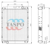 Радиатор водяной КАМАЗ-65115 Евро-3