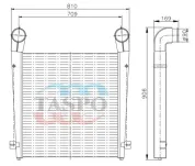 Охладитель наддувочного воздуха (ОНВ) МТЗ-3522