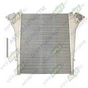 Охладитель наддува Е-3; 830х820х75; 2 треуг.фланца 3отв.ф8 КАМАЗ-5460/65225/5362