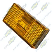 Фонарь габаритный оранжевый 12/24V 1-контактный разъем серии 6,3