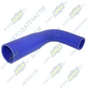 Шланг ШО (патрубок) кривой ф48х65 L=400 радиатора нижний угловой Камаз