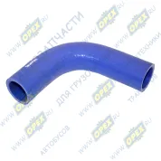 Шланг (патрубок) кривой ф45х55 L=300 (L=150х150) угол 90 градусов силикон