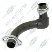 Труба подвод.от теплообм.к блоку сталь ф31 L=280 изогнут.