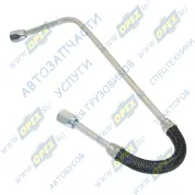 Трубка компрессора МАЗ со шлангом (ф10; L=600 Г=М16+К19/Г=М16+К19 подвода охлаж.жидкости)