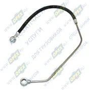 Трубка (шланг) ф8 L=380-400мм под 2 штуцера ф10 подвода масла к ТНВД