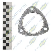 Прокладка (м/асбест) треуг. 95х95; фвнутр=64; 3отв.ф9, фланца резонатора приемной трубы глушителя УАЗ-31519,3163,Патриот,Хантер