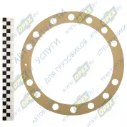 Прокладка ф212х272 14отв.ф16 цапфы переднего моста, УРАЛ