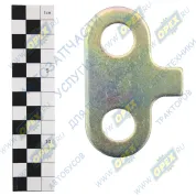 Накладка осей 105х46х4,5; 2отв.ф22 с зубом