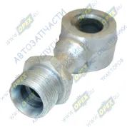 Фитинг Угольник поворотный Рнаруж=М24х1,5/под штуцер ф16 L-82 K=27 УРАЛ