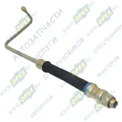 Шланг тормоз. ф14 с трубкой (сталь) ф12 L=900 Г=М20+К24/Г=М18+К22 (2 изгиба) компрессора к двигат.Камаз