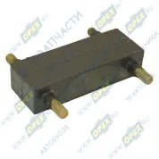 Подушка прямоуг. 45х120 h=30 в сборе со шпильками, задней опоры КПП Газель