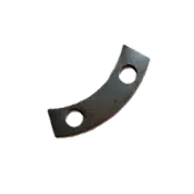 Пластина (сталь) стопорная 128х28х1; 2отв.ф17 крепления болта борт.фрикциона, полукольцо