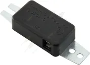 Реле-регулятор напряжения 14В 5А; 120х40х20; 2 плоск.клеммы под фишку /ВОЛГА.РАФ.ГАЗЕЛЬ/