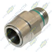 Фитинг (штуцер) прямой; Рвнутр=М16х1,5/ трубка ф13 топливный ЯМЗ