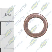 Шайба С/И медная ф11х19х1,5 ФТОТ тормозного шланга Газель,Соболь,ГАЗ-3307,3308,3309