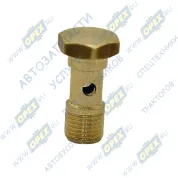 Болт-штуцер С/И М10х23х1 Р=9 К=14 проточка ф8,5 скв.отв. ф3,5 дв.ЯМЗ-236,238 (ФТОТ 7511)