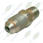 Фитинг Штуцер Рнаруж=М10х1/М12х1,25 К=12/14 L=32 прямой/наруж.конус трубки дренажной К1/8 ЯМЗ