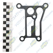 Прокладка (сталь) С/Ф 122х102х71; 4отв.ф10/1отв.ф8/1отв.ф22 ЯМЗ-534 фильтра
