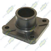 Патрубок крышка термостата ф42; L=44; фланец 4отв.ф9