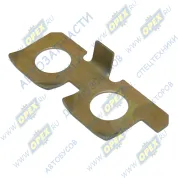 Пластина (сталь) стопорная 68х30 h=1 2отв, болта маховика левая