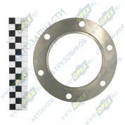 Прокладка заслонки на выхлопе (сталь) ЯМЗ-650 ф86х136х0,2; 6отв.ф9
