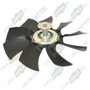 Вискомуфта вентилятора с крыльчаткой (ф660 мм - 9 лопастей); ЯМЗ 7511.10, 658.10