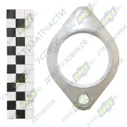 Прокладка (сталь) ромбич. 115х80; фвнутр=55; 2отв.ф11, патрубка