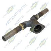 Трубка (сталь) ф30; L=390 с тройником. соединительная термостата