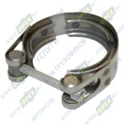 Хомут турбокомпрессора V-образный ф55 (зажим-болт) O55, 3633 0614 055 ЯМЗ-650