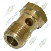 Болт-штуцер С/И М16х25х1,5 Р=10 К=19 1 скв.отв ЯМЗ трубки топливной отводящей ТНВД