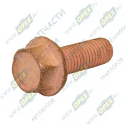 Болт DIN6921 М10х30х1,5 Р=30 К=15 фланцевый омедненный крепления патрубка выпускного ЯМЗ-536