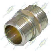 Фитинг Штуцер прямой Рнаруж.=1 1/8”(М29х1,5)/М30х1,5 К=32 L=40 dвнутр=22 корпуса фильтра масляного дв.ЯМЗ-534,536 Евро-4