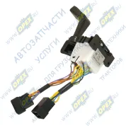 Переключатель подрулевой поворот, свет, сигнал звуковой МТЗ, "Амкодор", жгут 120 мм., угол рукоятки 72 градуса