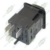 Выключатель-кнопка плафонов КАМАЗ (ЕВРО) 24v 4 контакта