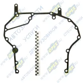 Прокладка С/Ф; 9отв.ф13/6отв.ф11, задней крышки двигателя Камаз; (металл) ЕВРО-4,5