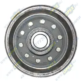 Ступица переднего колеса ф330 h=200 10отв.ф22; без АБС,короткая шпилька(подшипники 27118 и 7518)