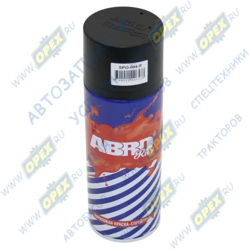 SPO-012-AM-R Краска черная; матовая аэрозоль 520мл ABRO