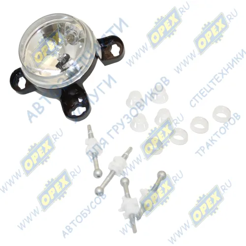 ALS-1074 Фара дальнего света 24 V H1+T4W diam. 90мм (ПАЗ-320402-05,320412-05 Вектор,4234-04,УРАЛ Некст) VOLVO B12 (1992-2021) ALSONA