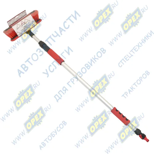 A0403012 Щетка для мытья автомобиля телескоп. 2-х секционная под шланг ARNEZI