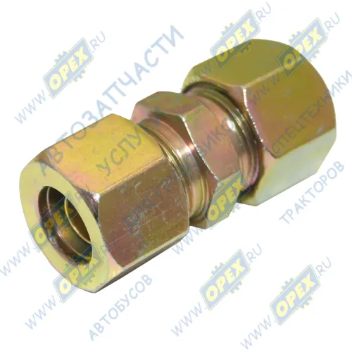 AT10844 Фитинг (штуцер) прямой; трубка ф15/ф15мм (гайка) разборный MB LCV (1970-2020), UNIVERSAL (1970-2020) AT1