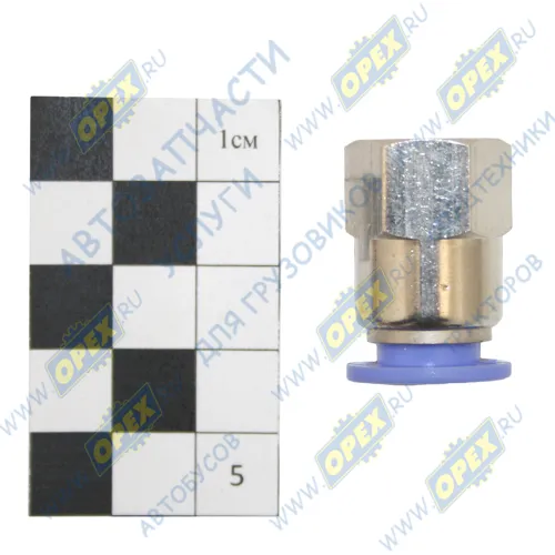 AT10722 Фитинг (штуцер) прямой; Рвнутр=М10х1/ трубка ф10мм AT1