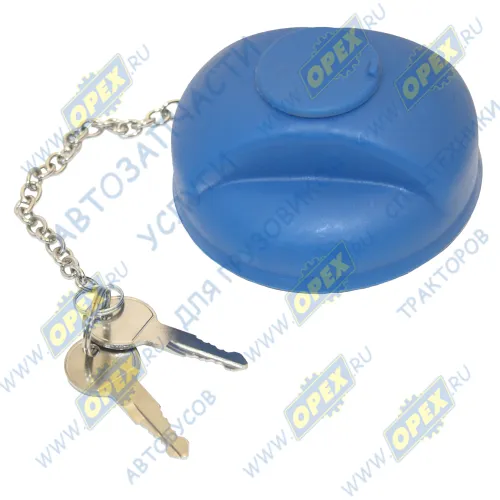 AT20653 Пробка (крышка) бачка мочевины AdBlue (пластик - синяя); КАМАЗ дв. Cummins / Iveco/ RVI / Scania /Volvo DAF LCV (1970-2020), IVECO LCV (1970-2020), MA; + AT