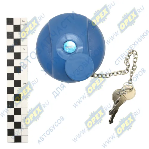 AT20653 Пробка (крышка) бачка мочевины AdBlue (пластик - синяя); КАМАЗ дв. Cummins / Iveco/ RVI / Scania /Volvo DAF LCV (1970-2020), IVECO LCV (1970-2020), MA; + AT2