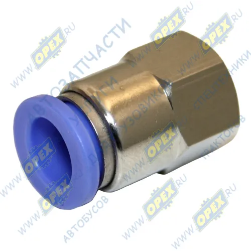 AT10722 Фитинг (штуцер) прямой; Рвнутр=М10х1/ трубка ф10мм AT