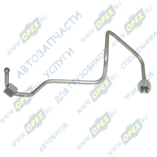 ATD51164M Трубка (сталь) ф6 L=410 Г=М12+К17/Г=М12+К17 топливная (подачи) от ТНВД к рампе Газель Бизнес,Некст (дв.Cummins ISF 2,8) Евро-4 ATD