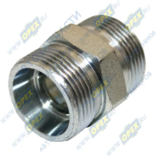 ATD803132 Фитинг (штуцер) прямой; Рнаруж=М26х1,5/М26х1,5; L=33 К=27 ATD