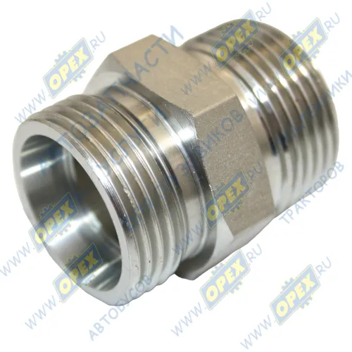 ATD803103 Фитинг (штуцер) прямой Рнар.=М30х2/М30х2 К=32 L=35 (конус/конус) STANDART (P DL22) ATD